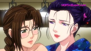 2 Sweethearts Probe Wild Dreams Together - ANIME PORN
