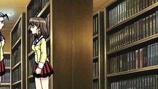 Busty anime teens bound for hard fuck