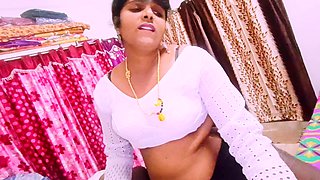 Cheating Sex Beautiful Black Saree Housewife Unfortunately Fucking Husband's Father Telugu Dirty Talks.