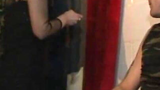 Humiliating spanking, shoe licking