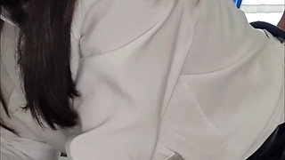 BONDAGE AGAIN - My secretary wants new game and i fuck her on the table and cum on her hands