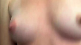 Hot Russian teen gets cum on ass after hard pounding live at