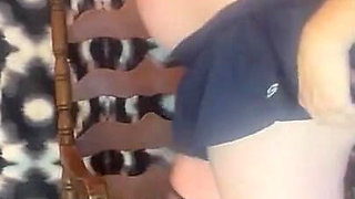 Risky Pregnant Furniture Slut