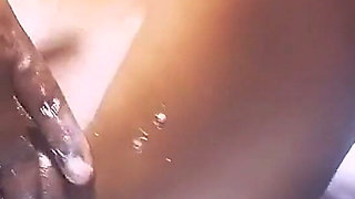 After Shaving My Nigeria Slim Customer I Give Her a Good Pussy Fixting Massage Till She Drips Like Never