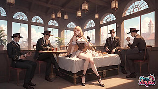 Creamy Steampunk Seduction: Maid's Whipped Cream Explosion