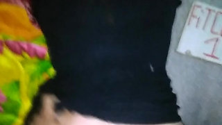 My Girlfriend with a Dress in Foursome in Bed 2