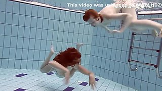 Russian Swimmers In A Public Swimming Pool