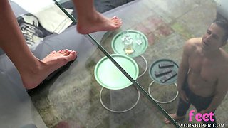 Stunning hairycunt blonde pussysmashed