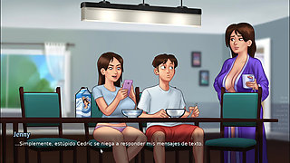 Dream and Fantasy with My Stepmom Dressed as a Clown - Summertime Saga