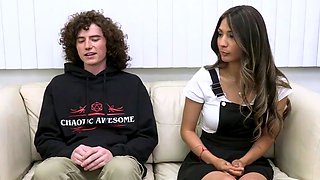 Curly dude fucks Latina and milf doctor