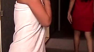 Lucky Dude in the Girls Shower