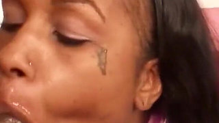 Stepbrother has dirty sex with his black stepsister in their apartment