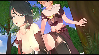 Genhin Impact - Xianyun Craves Big Black Cock After Getting Bored of Average Dick - 3D Hentai Animation