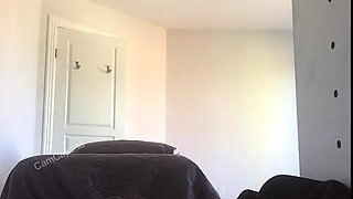 Big booty girlfriend amateur massaged on massage table