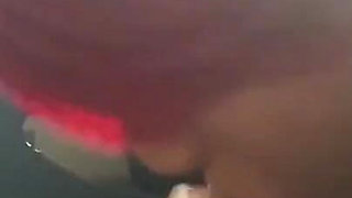 Big Lips Red Head Car Head