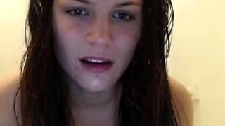 Stacked brunette goes solo toys and masturbation