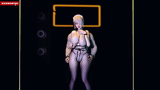 Bigboobs She's Got Pixels and She Knows It - 3D Animation