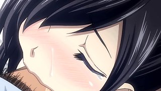 Busty Anime Maid with Big Cock Action