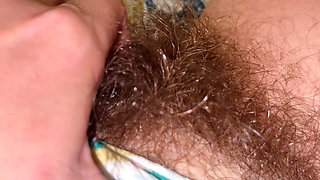 Super Thick and Long Plussy Hair Bush Closeup