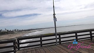 Blonde and Brunette Teens in Wild Outdoor Hardcore Heat