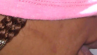 Best Ebony Mouth Gives Blowjob to Big White Cock and Gets Cum in Her Mouth in Reward