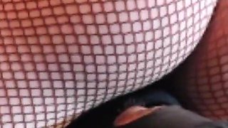 Lady Angela Dungeon Teasing Pussy and Ass Fishnets No Pantiessin Sisters