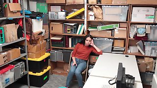 Tasty Latina and her lover in a steamy office tryst