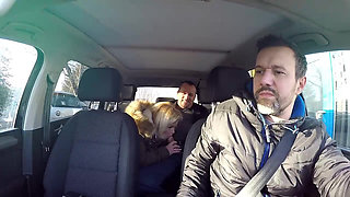 Tattooed Blonde Wife Wild Outdoor Car Fuck