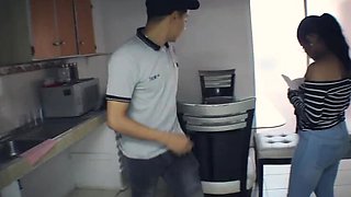 Big Ass Brunette Bounces on Big Cock Until She Cums Many Times