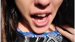 Pinkmoonlust Public Flashes One Nipple In A Very Bad Place While Talking Nervously & Looking Scared