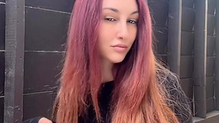 Italian Big Tits MILF Artemisia Love Long Hair Fetish Outdoor
