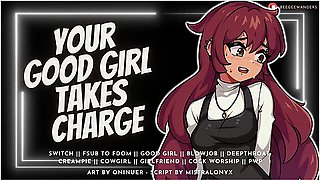 Your Girlfriend Sucks & Fucks You While You Game Audio Roleplay For