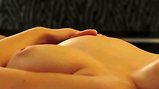 Brunette with a Trimmed Pussy and Big Tits Gets a Creampie