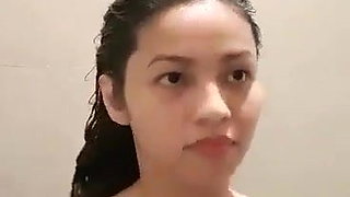 Filipina shower Big boobs