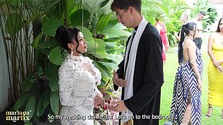 The Martix Wedding Chapter Iv - Mariana Fucks the Priest in a Bathroom After Getting Married