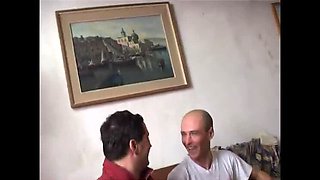 Granny in Stockings Gangbang Orgy with Big Ass