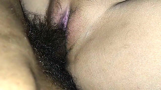 I fuking her my wife white and juicy pussy