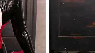 Sexy Latex Lesbian Pussy Masturbation Porn Video Arya Grander