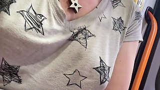 Pussy N Pubes Play in Transport Makes My Fingers Smell Amazing!