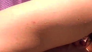 Two Sluts Deep Rim His Ass and Balls on Sunny Balcony Chair
