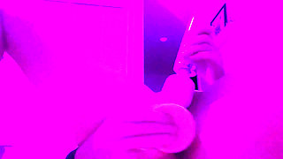 Cumming Under a Blacklight