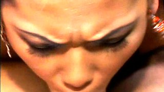 Gorgeous brunette babe fucked hardcore in the bathroom