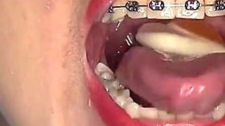 Playing and Swallowing Gummy Eggs