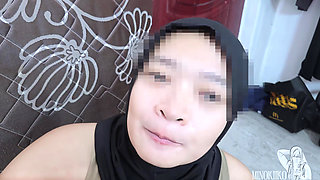 Hijab Fitness Girl Love to Got Cum Shower - Minokiiko Compilation