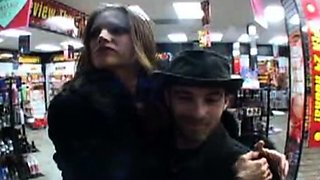 Small titted brunette amateur anal nailed at home