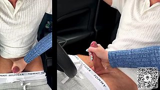 Sloppy Car Blowjob While Cars Drive By - Risky Public BJ