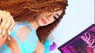 Big Cock Busty Tranny Masturbating