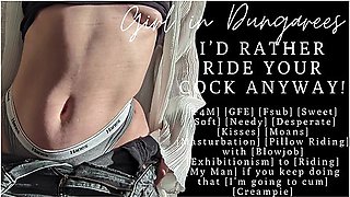 Asmr Embarrassed And Horny Girlfriend Humps Your Pillows I Missed You! Blowjob Creampie