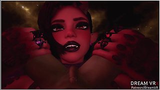 Giant Succubus Queen Femdom Pov ( Giantess , Miniguy, Vore, Role Reversal, Macro Fetish, Monster Girl Animation)
