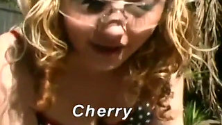 Cherry Sucking Cock by the Pool